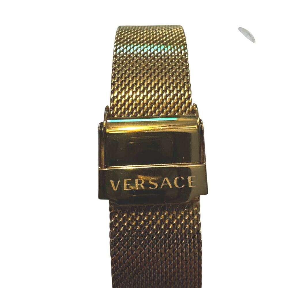 Versace VE8102319 V-Circle Lady white gold Stainless Steel Women's Watch NEW - Picture 6 of 14